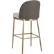 Lavania 40.75 inch Meg Taupe / Porcini Taupe Barstool